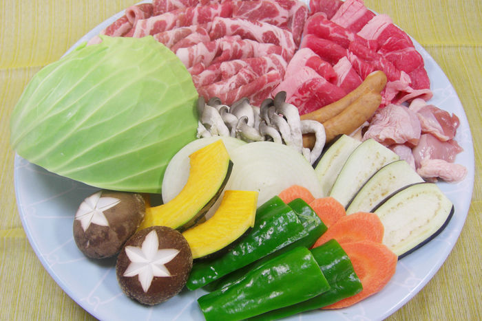 満願ビレッジオートキャンプ場のBBQセット