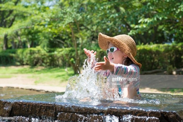 水遊び