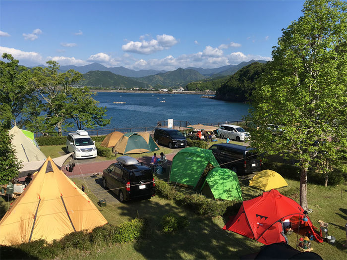 孫太郎オートキャンプのテント