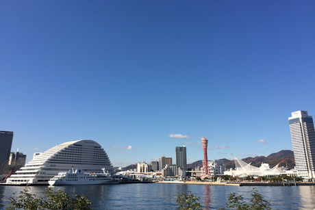 メリケンパーク・ハーバーランドの風景