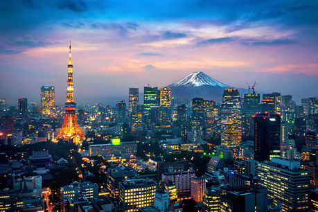 富士山夜景