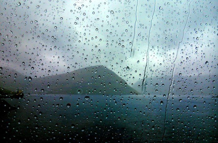 レインウェアからの景色