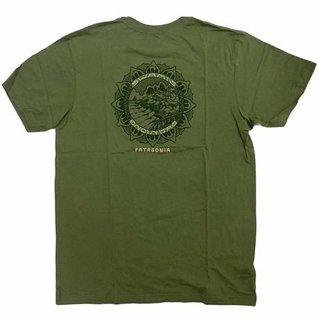 パタゴニアのグリーンTシャツ
