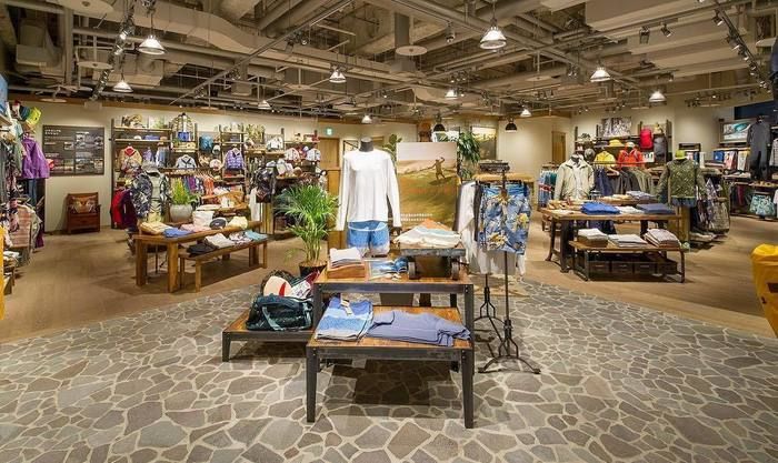 パタゴニア名古屋店の店内