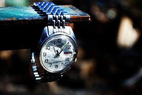 SEIKOの時計が飾られている様子