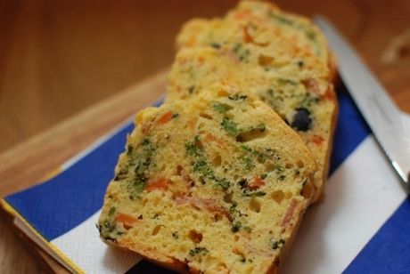 カットされたケークサレ