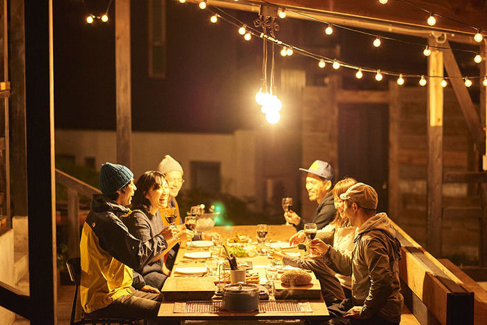 INN THE PARKの食事風景