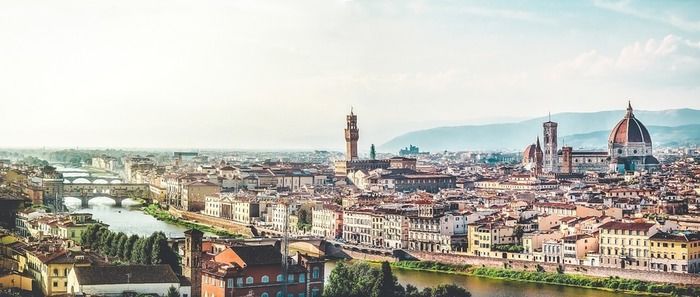 イタリアの街並み