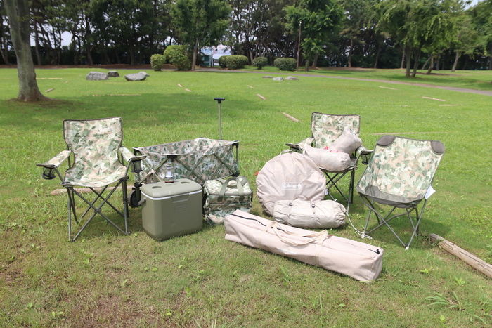 実証 おしゃれサイトはどう作る コールマンのストンプシリーズでレイアウトを検証してみた キャンプ アウトドア情報メディアhinata