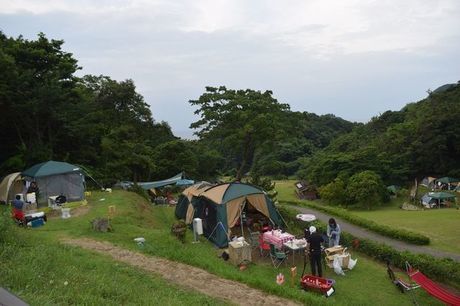休暇村竹野海岸のフリーサイト
