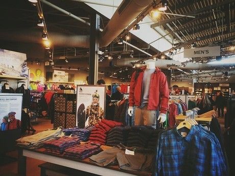 L.L.Beanのショップの売り場