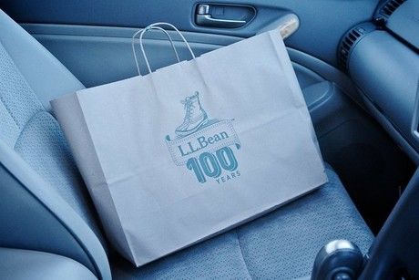 L.L.Beanの100周年紙袋