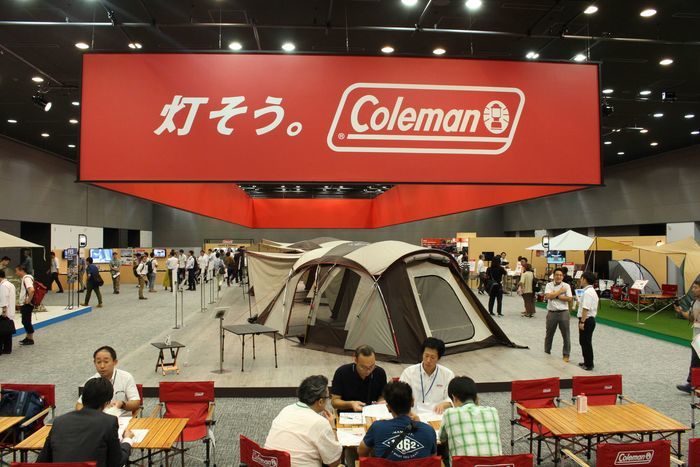 コールマンの展示会の写真