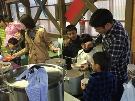志摩オートキャンプ場での冬イベントの様子