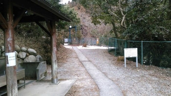宇賀渓キャンプ場のキャンプ場内の写真