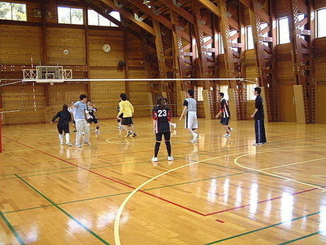 マキノ高原キャンプ場の体育館
