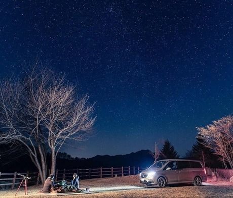 まほーばの森の夜空