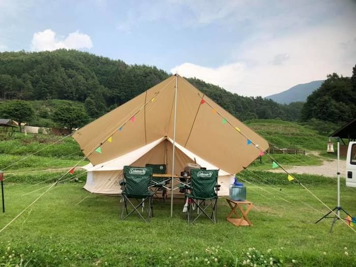 いなかの風のキャンプ風景