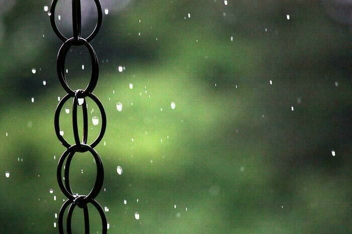 雨の日のチェーン