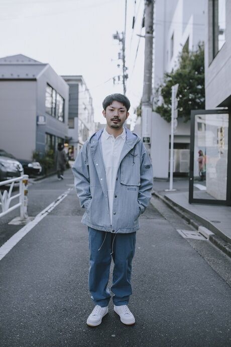 nanamica DAIKANYAMAのメンズコーデ