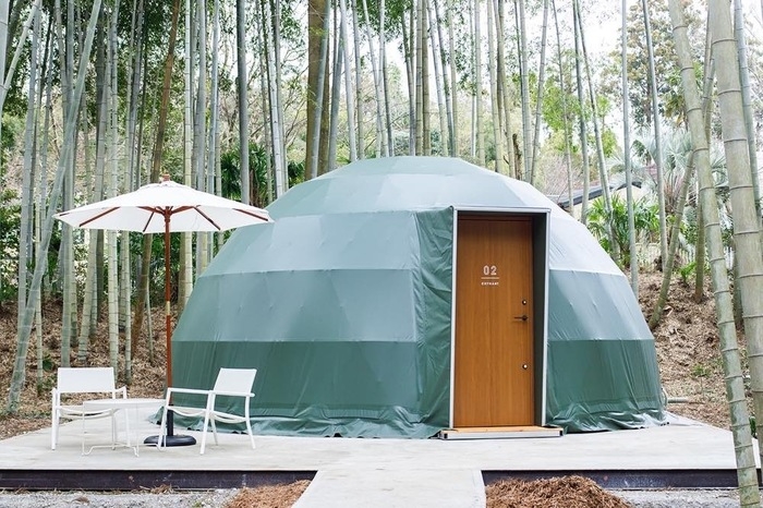THE BAMBOO FORESTのドームテント