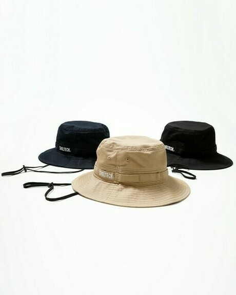 SHELTECK(R)のロゴ入りハット