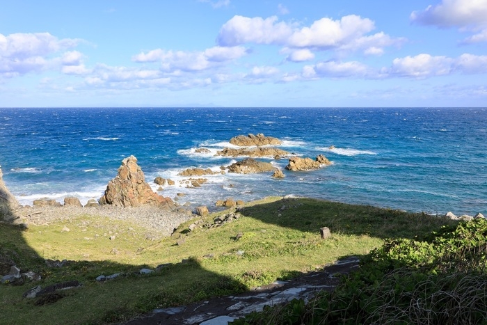 晴天の津軽海峡