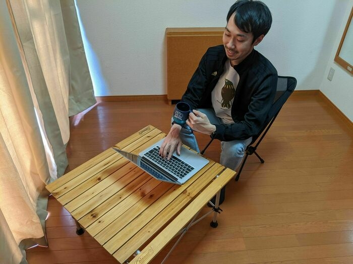コールマンのテーブル