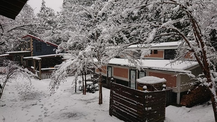 雪が降った日のACNオーキャン宝島