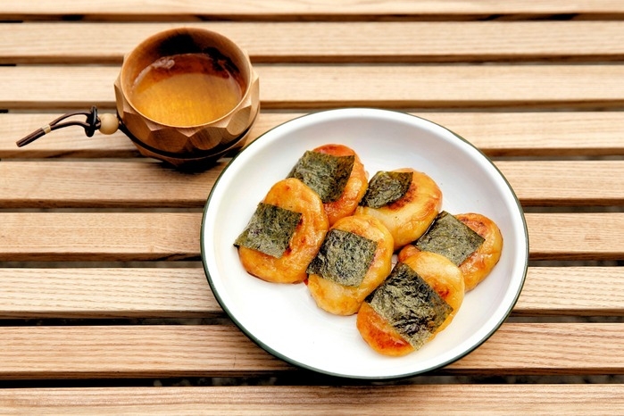 「森永のとうふ」で作ったみたらし団子
