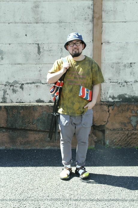 SCATTER BRAINのメンズフェスコーデ