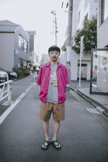 nanamica DAIKANYAMAのメンズフェスコーデ