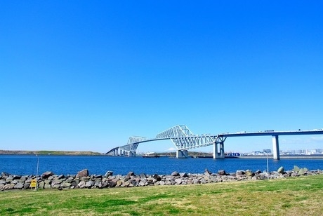 若洲海浜公園の海岸