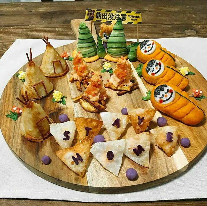 キャンプ場のワンプレート