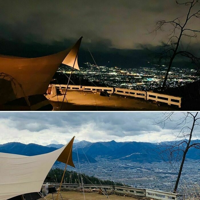 ほったらかしキャンプ場の景色