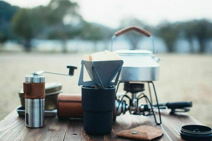 外で楽しむコーヒー