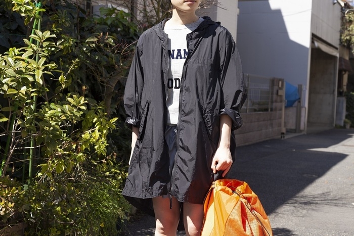 nanamica TOKYOのレディースコーデ