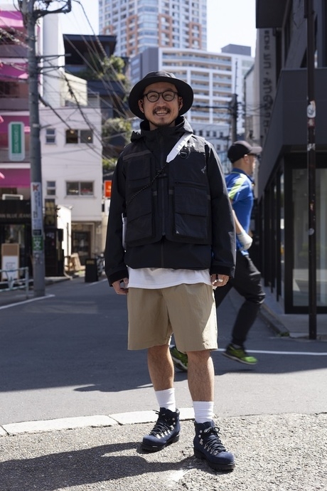ヘリーハンセンのメンズフェスコーデ