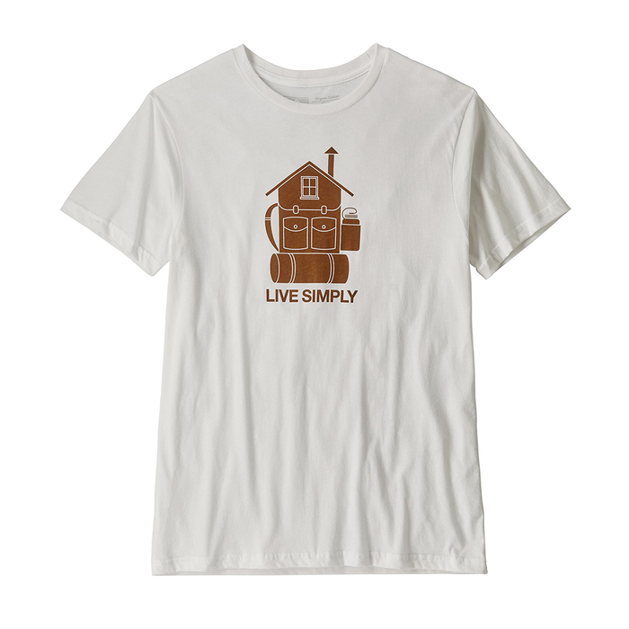 パタゴニア メンズ リブ シンプリー ホーム オーガニック Tシャツ