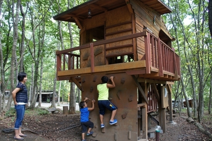 あぶくまキャンプランドのわんぱく小屋