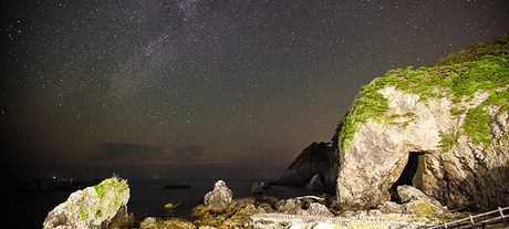 大浦海水浴場 星空