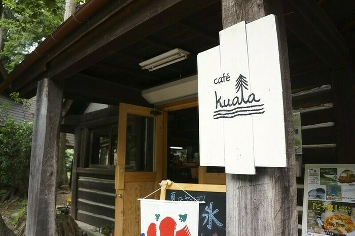 氷川キャンプ場のカフェ
