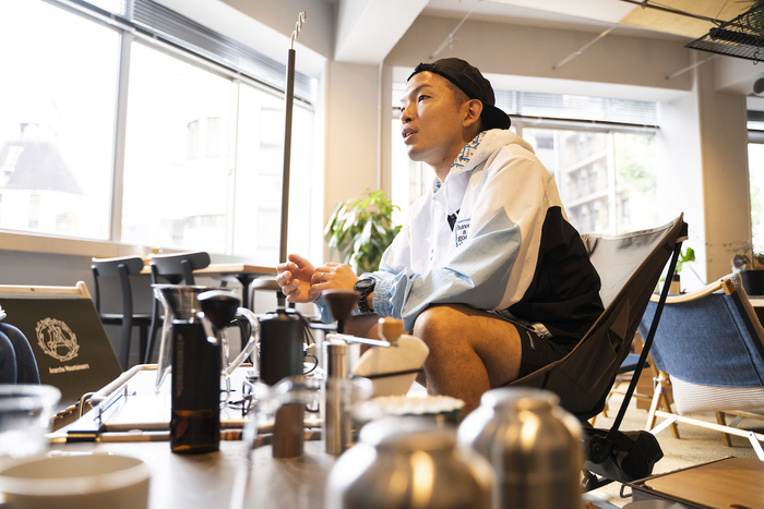 コーヒーを語る金子さん