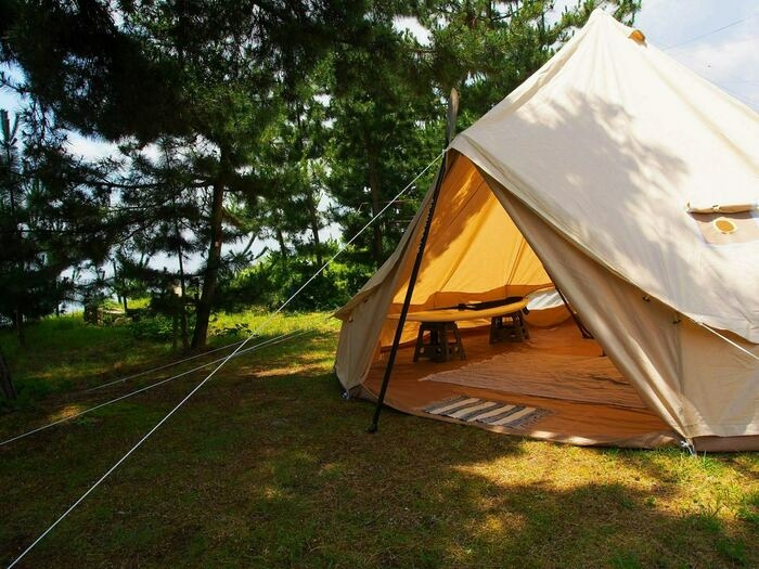 白ひげ浜水泳・キャンプ場 テント