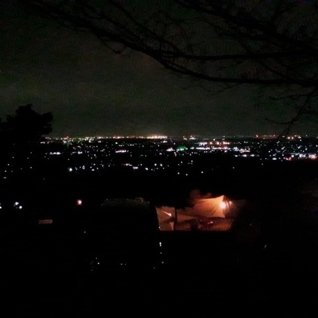 キャンプ場夜景