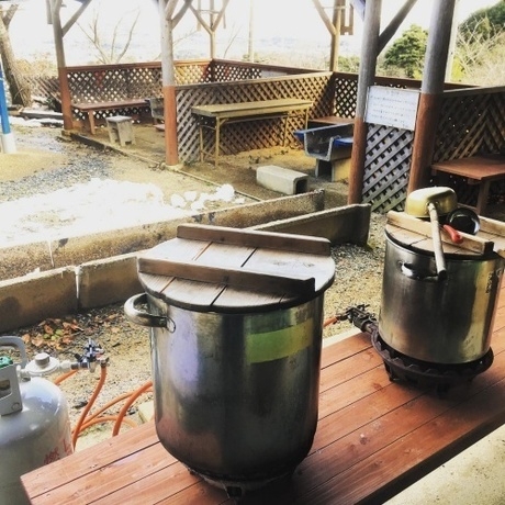 キャンプ場炊事場