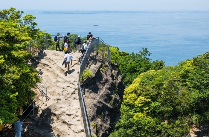 鋸山の地獄のぞき