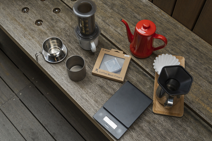 NORDISK CAMP SUPPLY STOREのカフェスペース