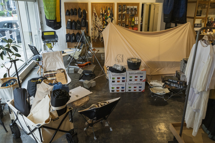 NORDISK CAMP SUPPLY STOREの内観
