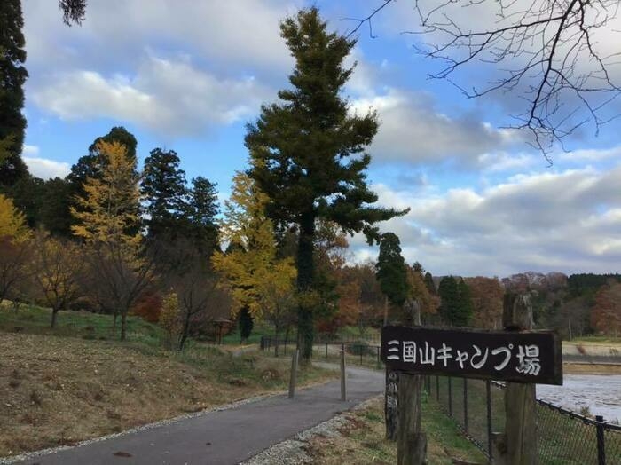 石川県森林公園三国山キャンプ場の様子